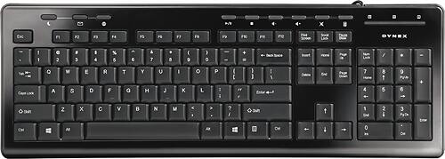 Customer Reviews: Dynex™ USB Keyboard and USB Optical Mouse Black DX ...