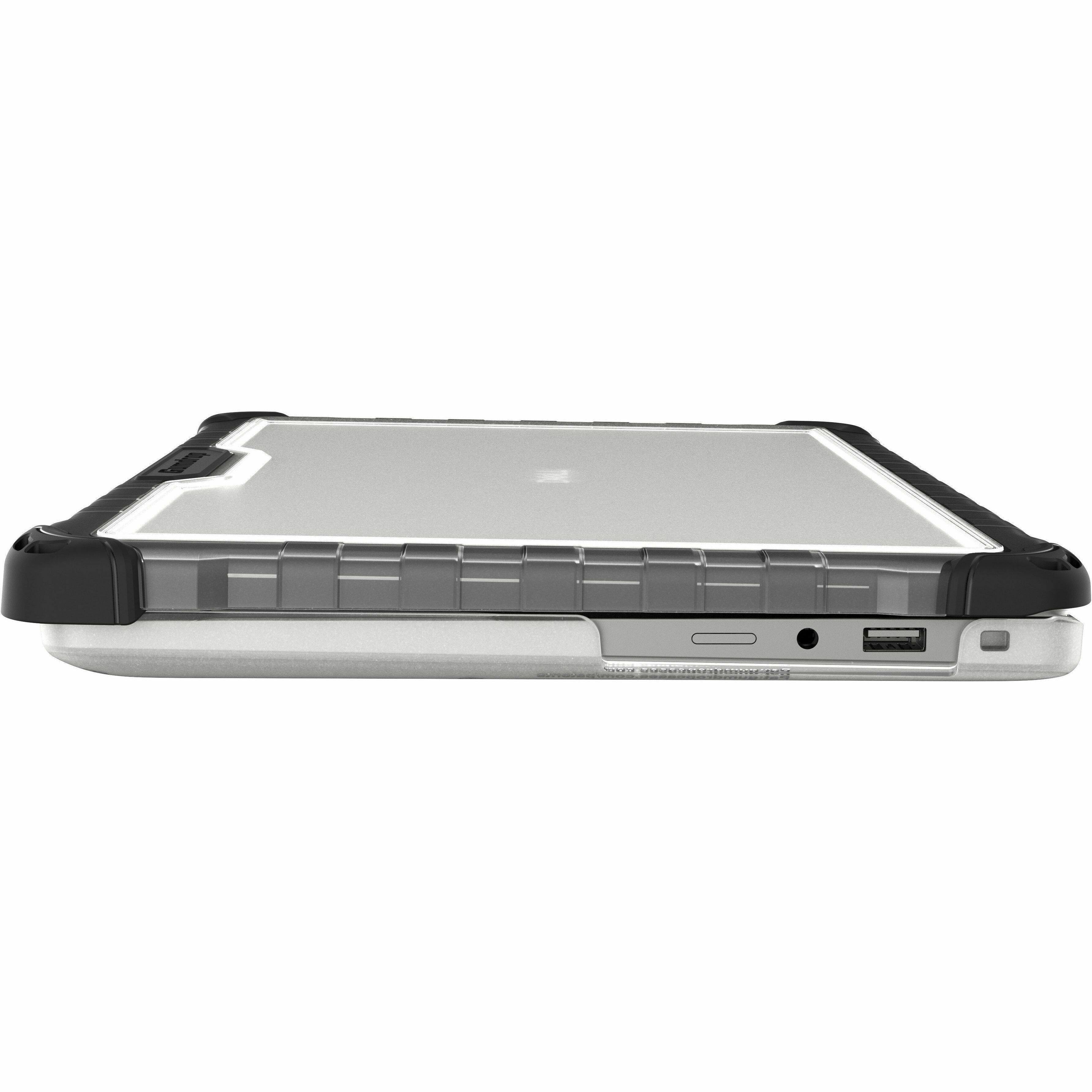 Alt View 2. Gumdrop - Gumdrop SlimTech for Dell Pro 13 Plus (Clamshell) - For Dell Notebook - Textured grip - Transparent - Bump Resistant - Transparent.