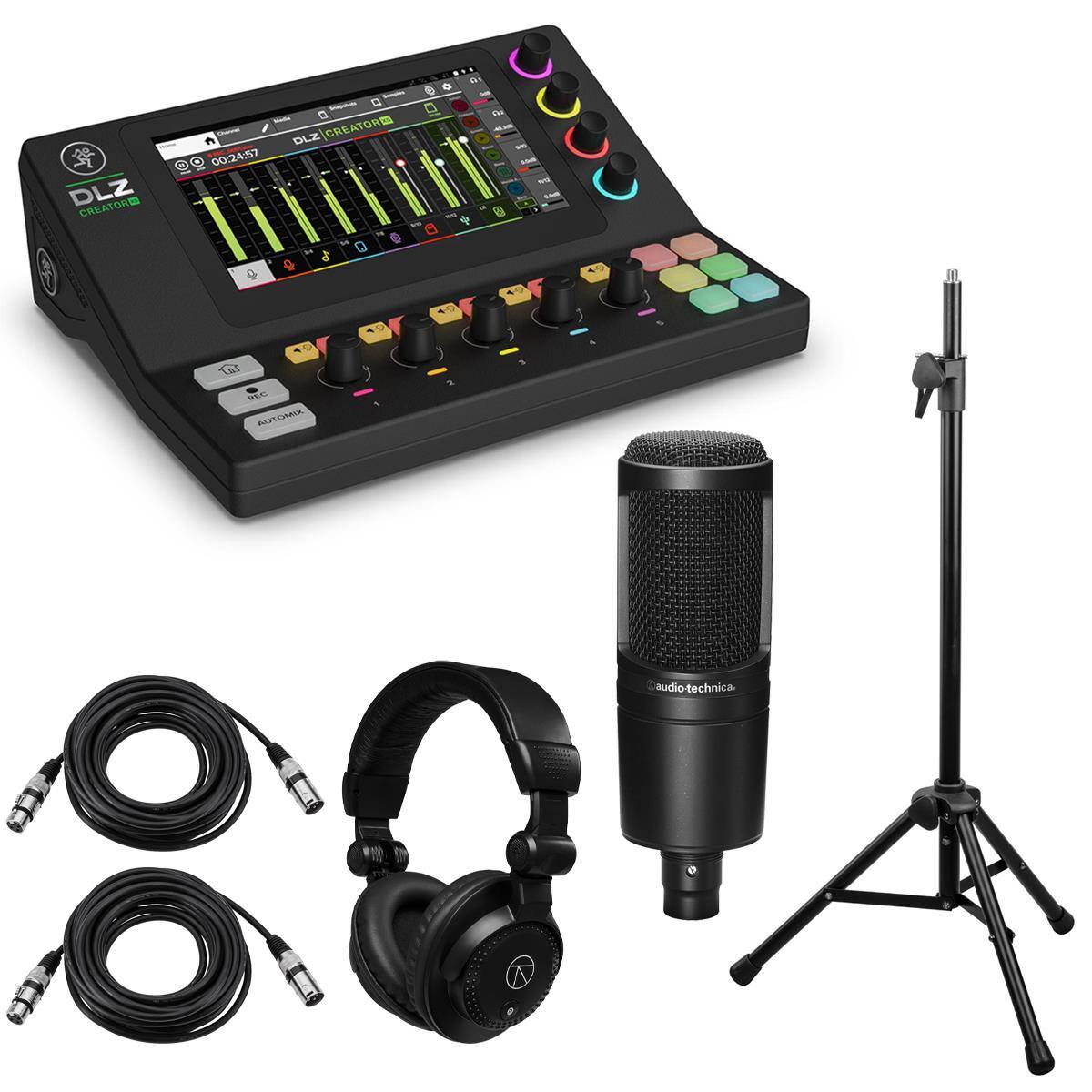 DLZ CREATOR 00:24:57 13 DLZ CREATOR O a 9 DL a T - 207 ME ATAR 8 audio-technica