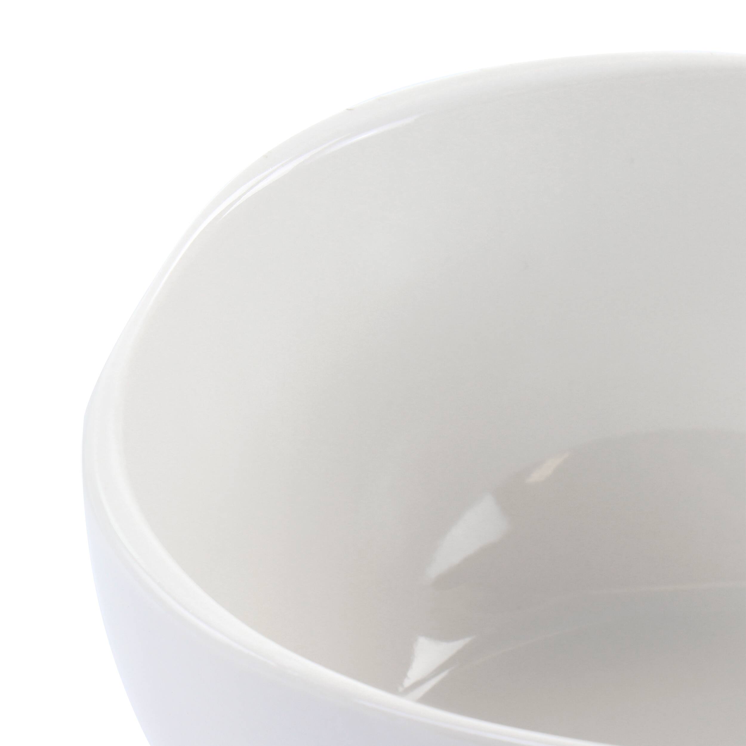 Alt View 8. Gibson - Gibson Elite Soho Lounge 16 Piece Square Fine Ceramic Dinnerware Set in White - White.