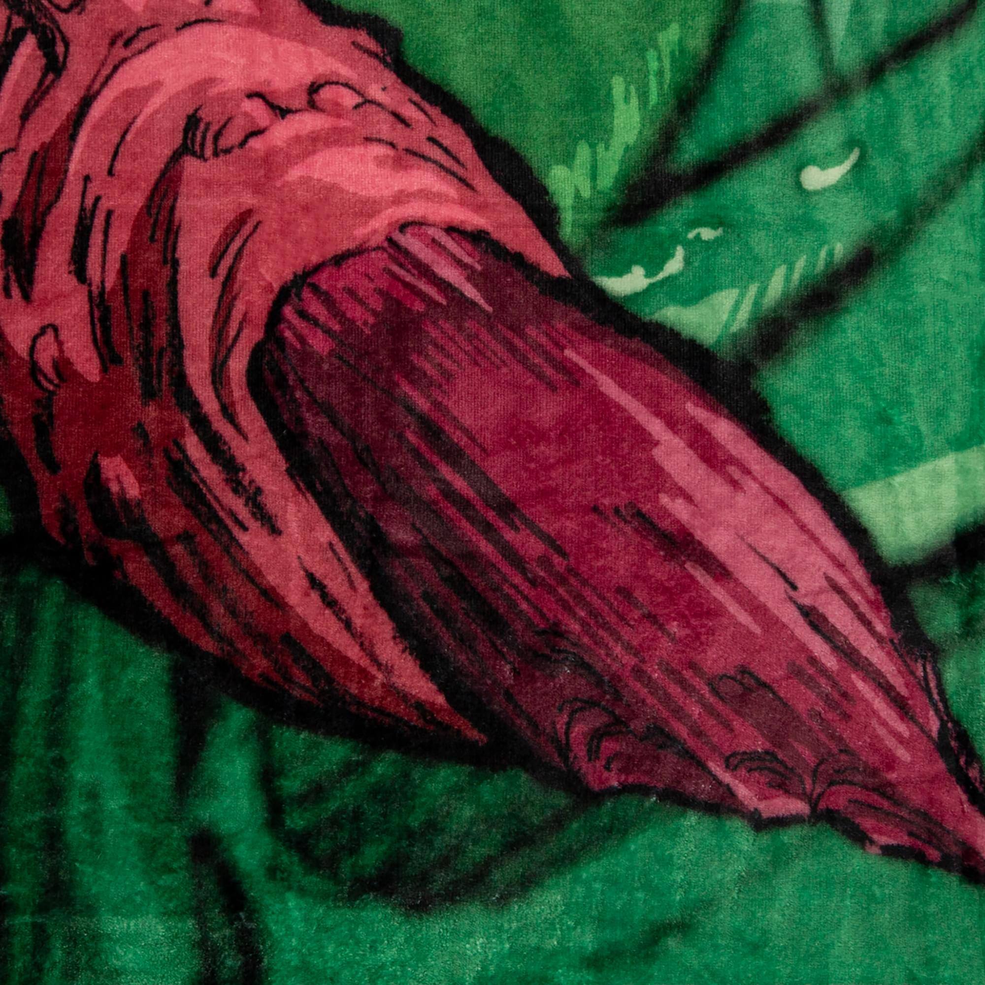 Alt View 1. Just Funky - Jujutsu Kaisen Sukuna Finger Microplush Throw Blanket | 45 x 60 Inches - Red.