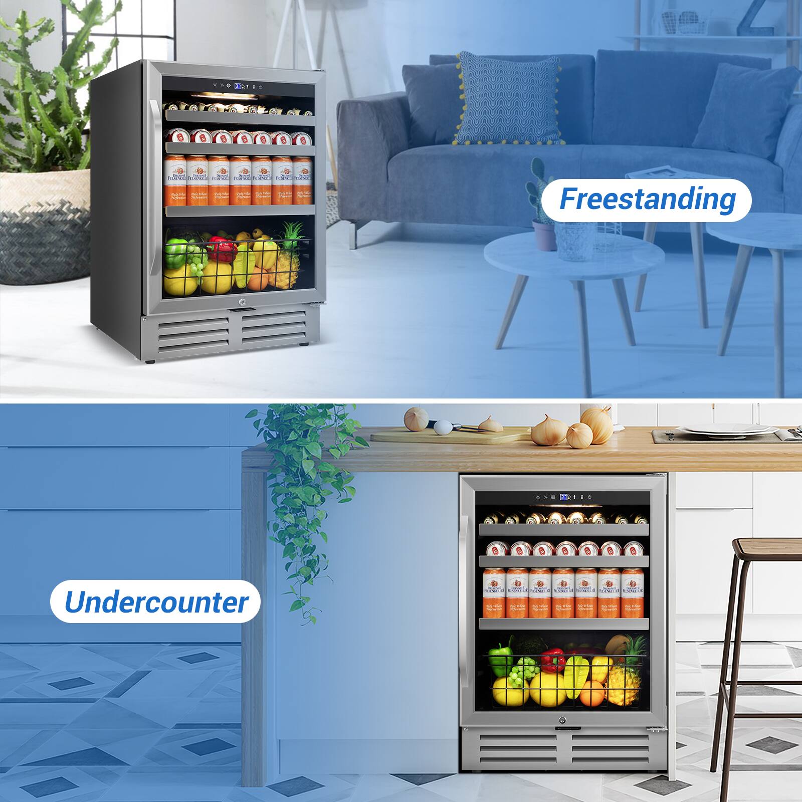 Freestanding  
Undercounter