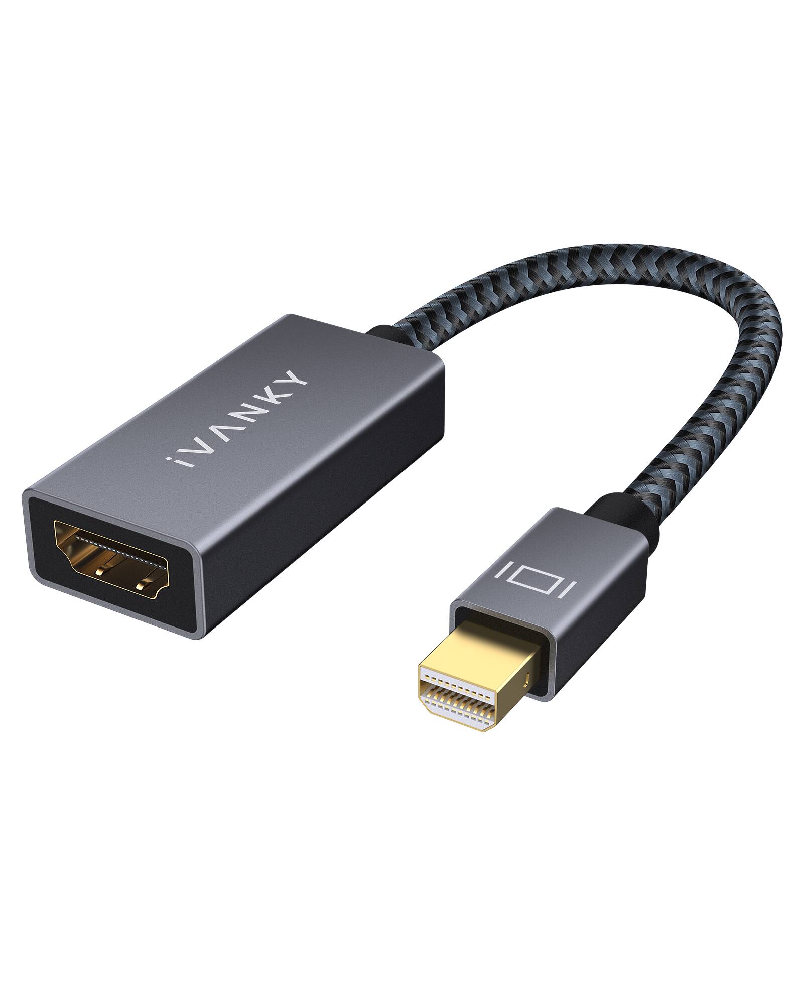 iVANKY 4K@30Hz Mini DisplayPort to HDMI Adapter DP to HDMI Adapter