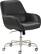 Front. Finch - Forester Modern Bonded Leather Office Chair - Gray/Charcoal.