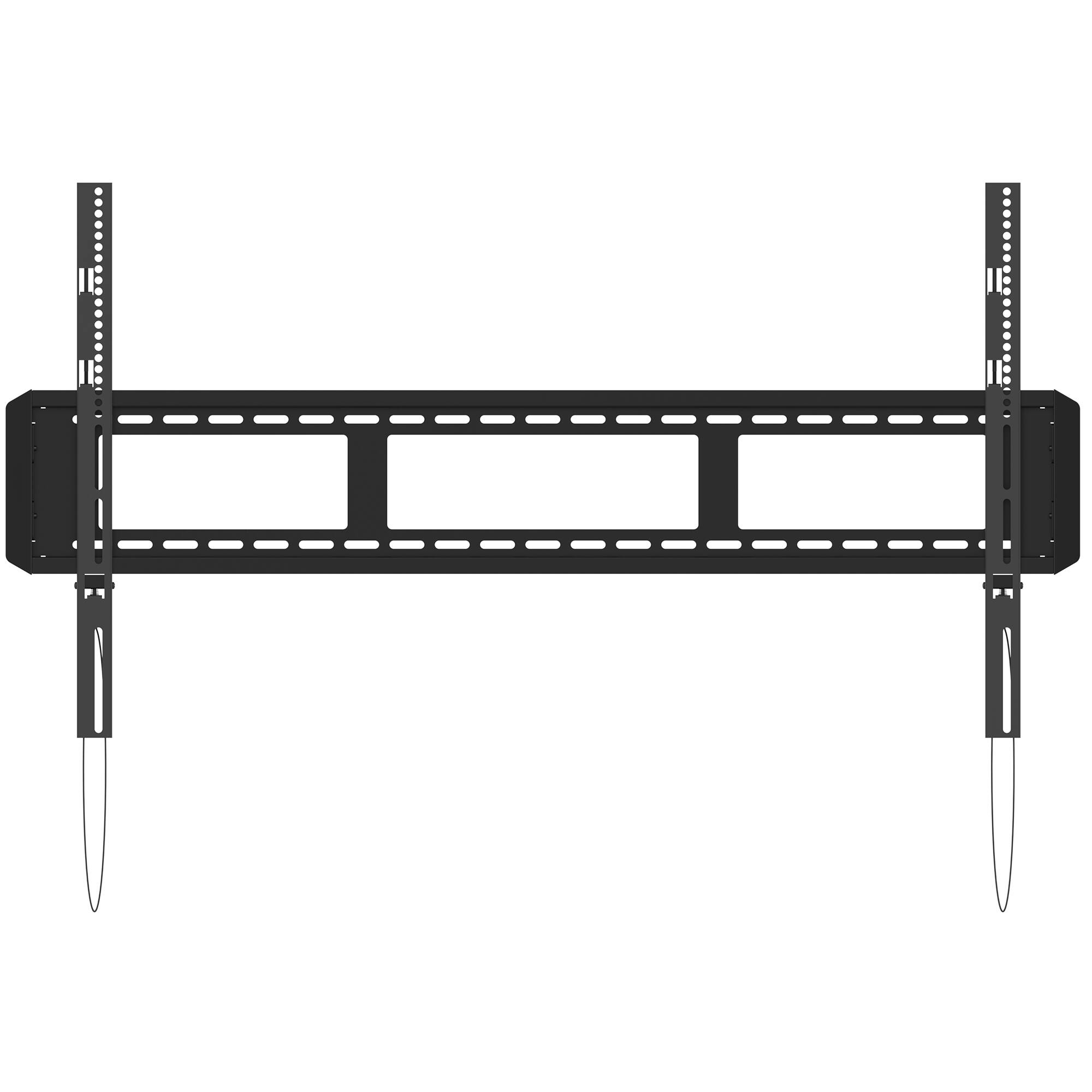 Alt View 1. Kanto - Low Profile Fixed TV Wall Mount for 55" - 120" TVs - Black.