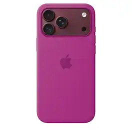 Apple - iPhone 18 Pro Max Silicone Case with MagSafe - Magenta