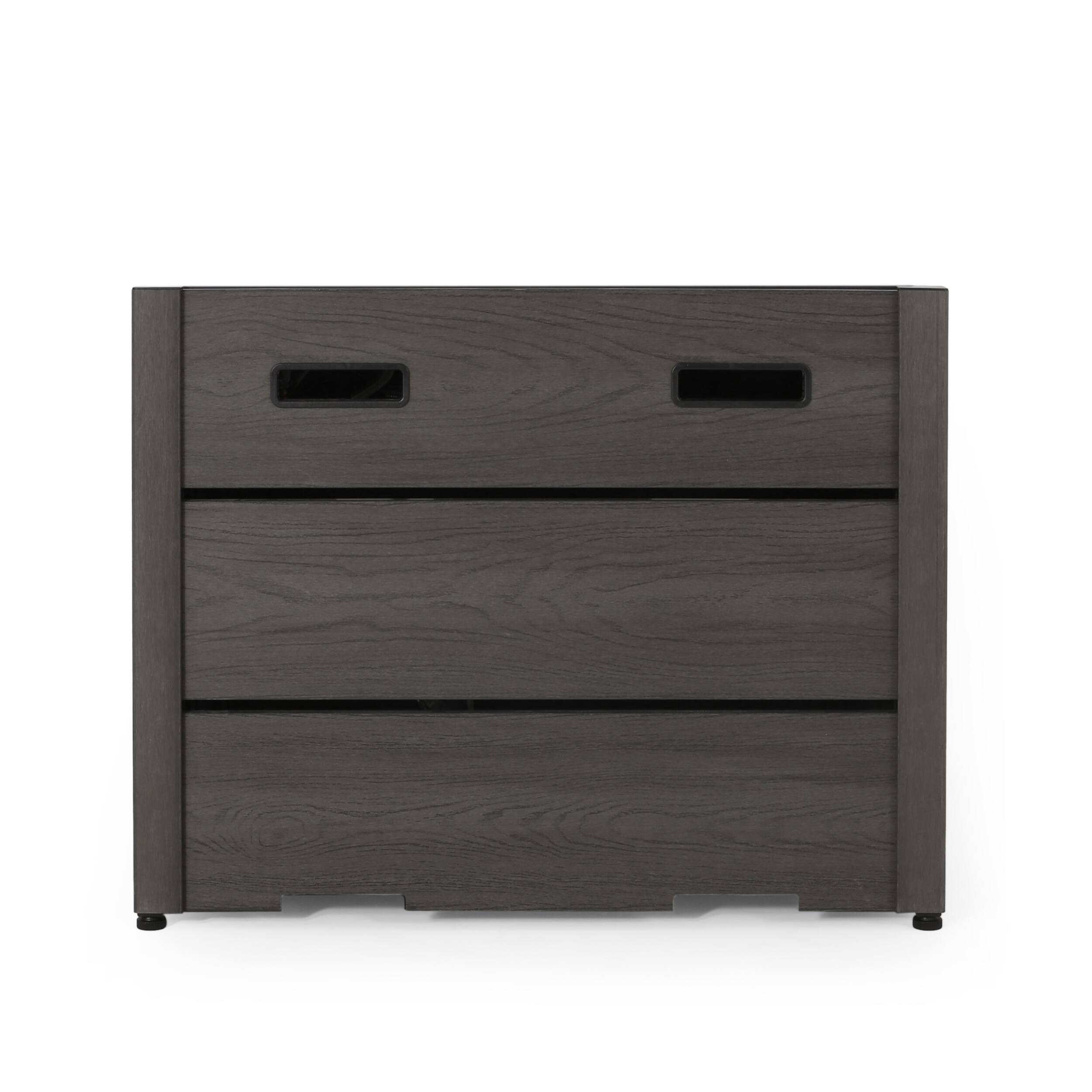 APRILSOUL - ARCHIE SQUARE WPC FIRE PIT BASE