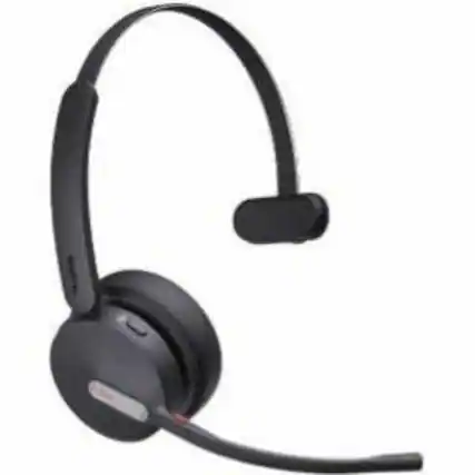 Front. Yealink - Yealink BH70 Headset - Microsoft Teams Certification - Mono - USB Type C - Wireless - Bluetooth - Monaural.