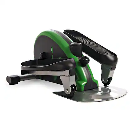 Front. Stamina Products - Stamina Inmotion E1000 Compact Lower Body Cardio Workout Strider Machine, Green - Black/Green.