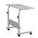 Front. Winado - 31.5" Home Side Table Sofa End Cart Laptop PC Rolling Computer Desk Stand Coffee Tray Hight Adjustable 27.5"- 37.8" - White.
