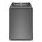 Whirlpool - 5.2/5.3 Cu. Ft. High Efficiency Smart Top Load Washer with 2 in 1 Removable Agitator - Chrome Shadow