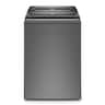 Whirlpool - 5.2/5.3 Cu. Ft. High Efficiency Smart Top Load Washer with 2 in 1 Removable Agitator - Chrome Shadow