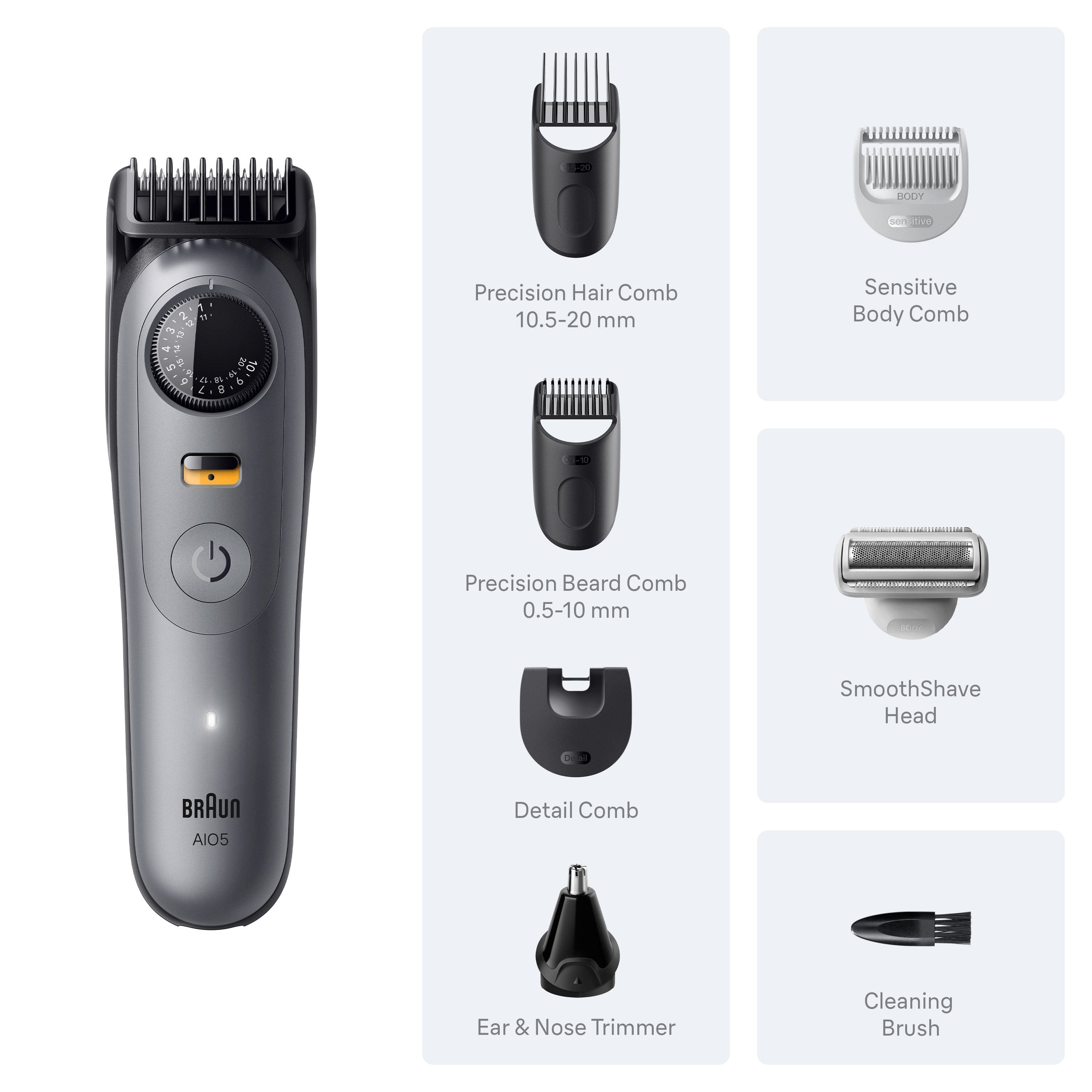 Braun - Series 5 All-in-one 5510 Electric Shaver Trimmer - M