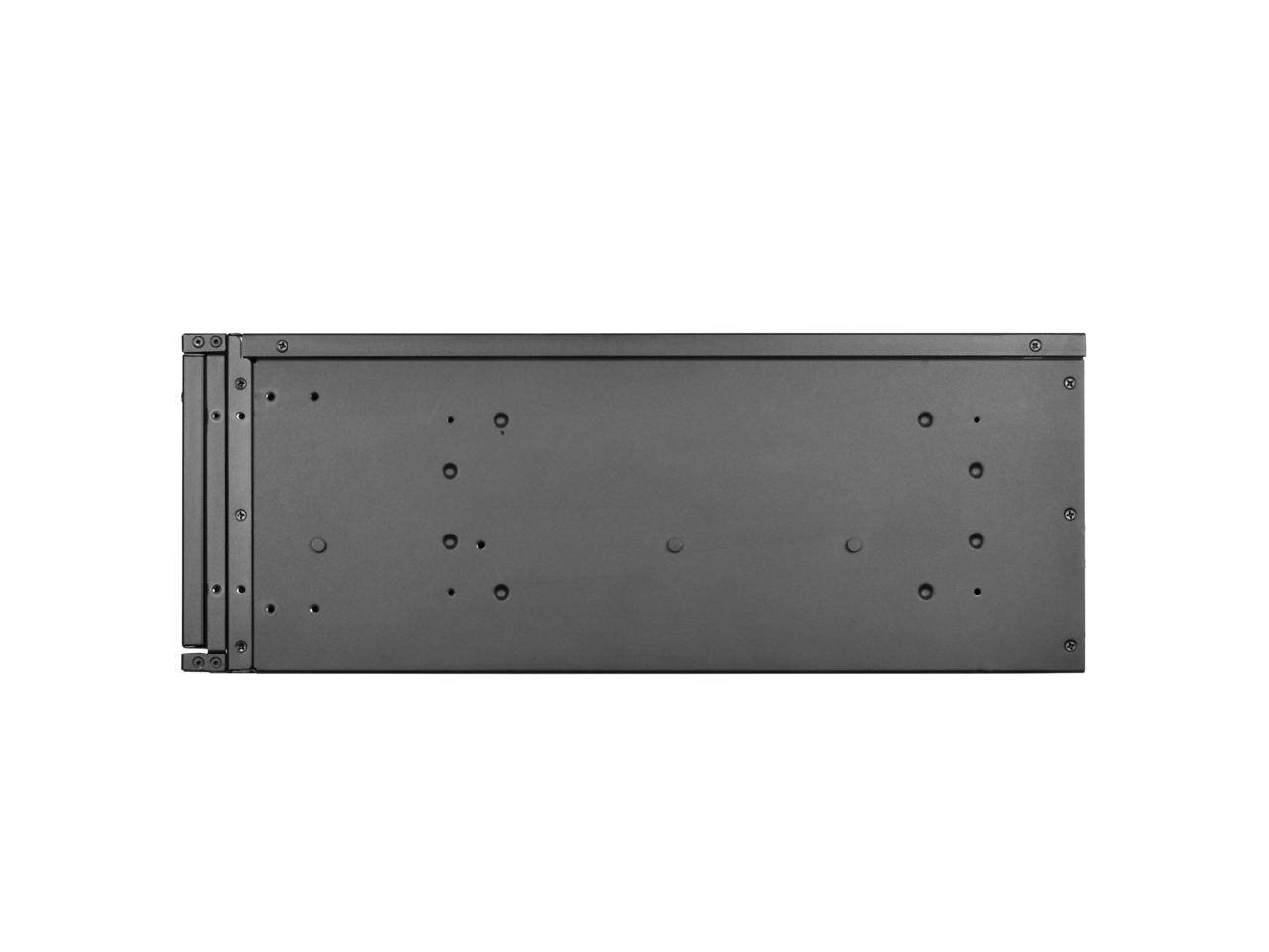 Alt View 3. SilverStone - Silverstone RM44 4U rackmount server chassis with enhanced liquid cooling compatibility - Silver.
