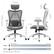- Height: 42.91in-50.0in
- Seat Height: 25.39-27.17in
- Back Height: 20.47in
- Armrest Height: 11.81in
- Seat Depth: 20.08in
- Seat Width: 27.56in
- Armrest Width: 17.32-21.26in
- Base Diameter: 27.56in
- Seat Depth (from backrest): 3.15in
- Lumbar Support Height: 10.04in
- Headrest Height: 7.09in
- Headrest Width: 19.69in
- Recommended Height: 72.8in
- Max Load: 330lbs
- Note: Size may have ± 0.39in error