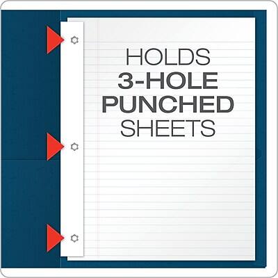 HOLDS 3-HOLE PUNCHED SHEETS