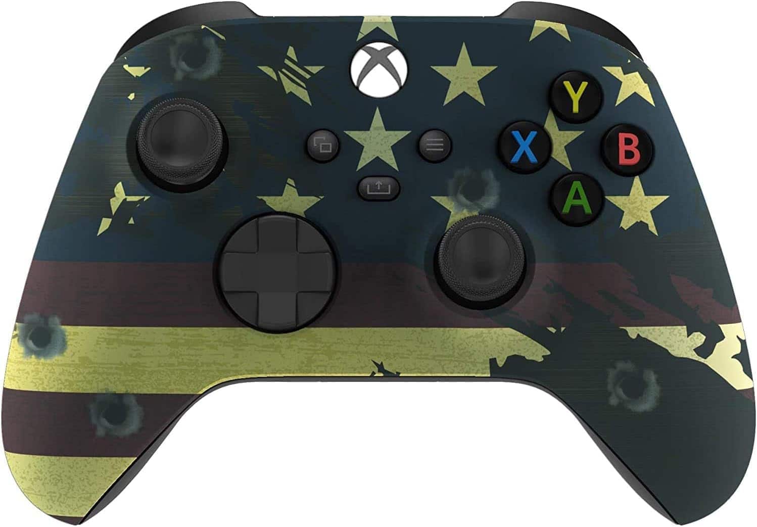 Custom Controllerzz - Xbox Wireless Custom Controller for Xbox One, Xbox Series X, Xbox Series S & PC - US Flag - Multi