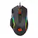 Front. REDRAGON - Ardal M615 Gaming Mouse, with RGB streaming lights, 8 buttons, 7200 DPI, multifunctional software - Black.