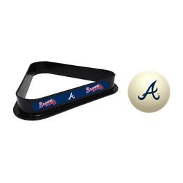 Imperial - Atlanta Braves Cue Ball & Rack Set - White