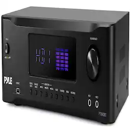 Pyle - 9.1 Channel AV Receiver with HDMI 2.1, Bluetooth, Subwoofer Output & Home Theater Audio Amplifier - Black
