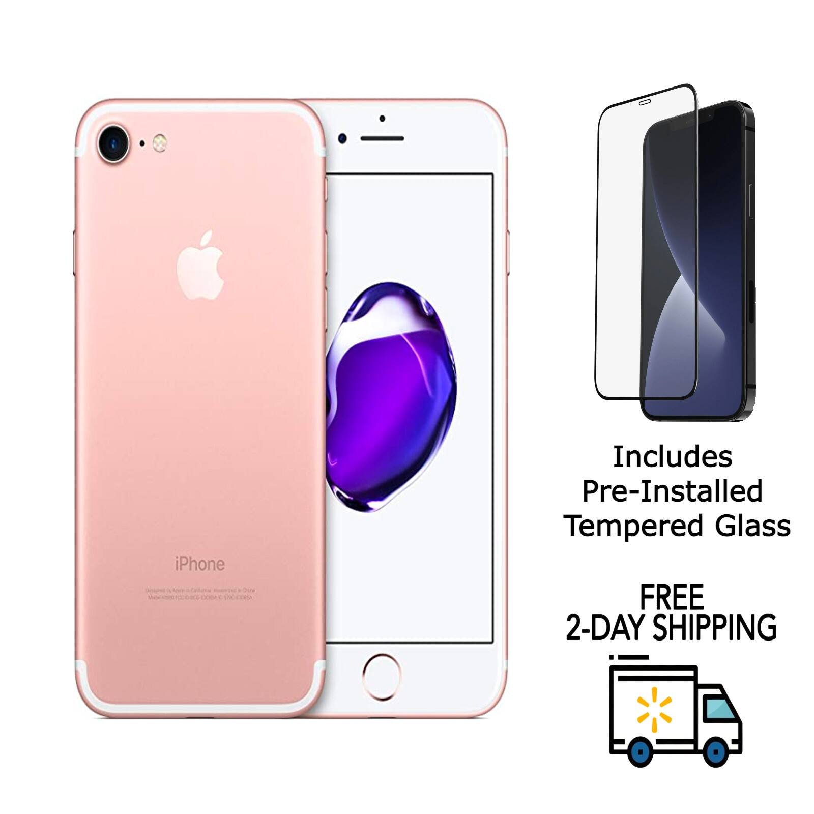iPhone  
Includes Pre-Installed Tempered Glass  
FREE 2-DAY SHIPPING