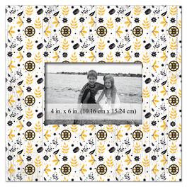 Fan Creations - 10'' x 10'' Floral Pattern Frame - Multicolor