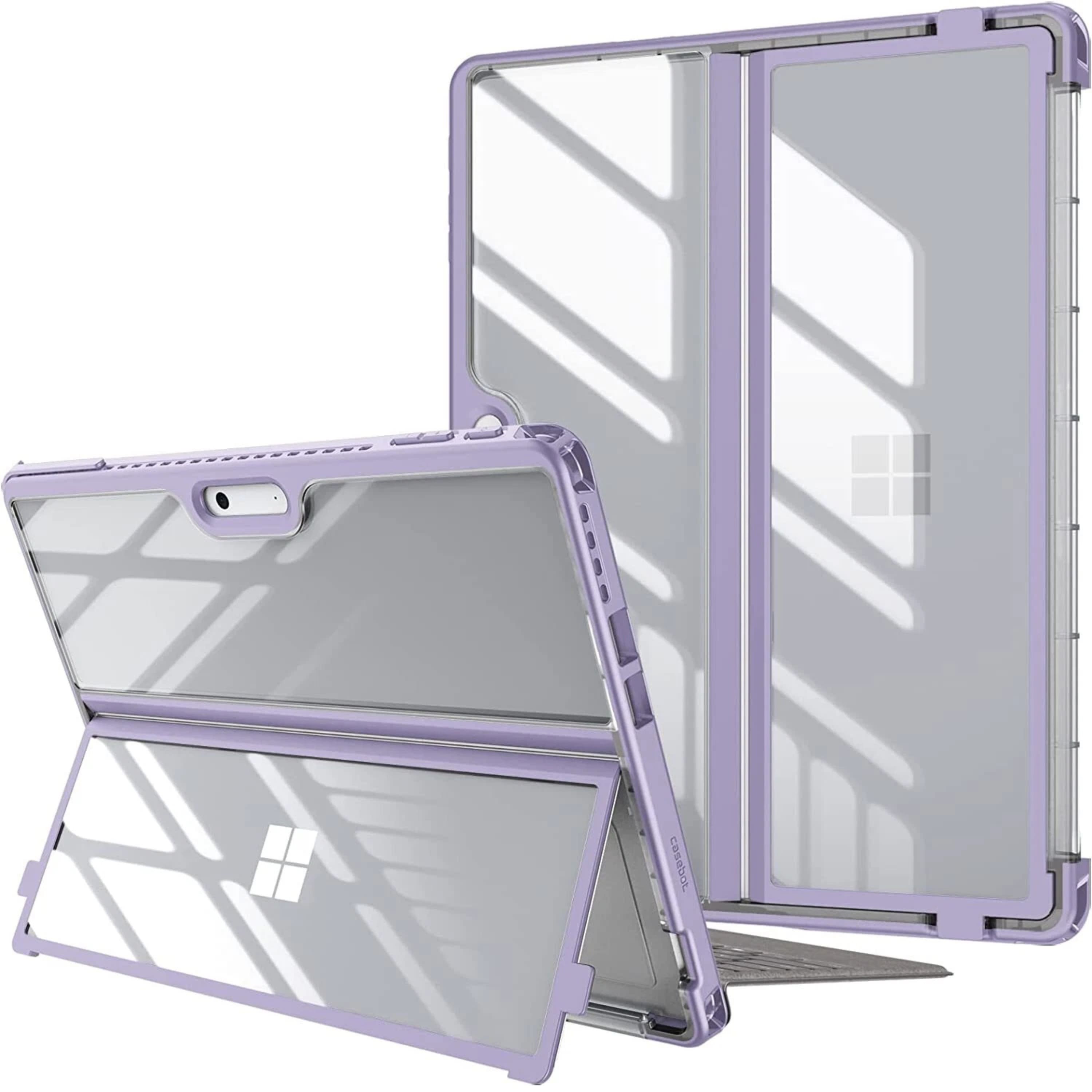 Kitcheniva - Rugged Protective Case For Microsoft Surface Pro 11 2024 Pro 10 Pro 9 13 Inch - Lilac Purple