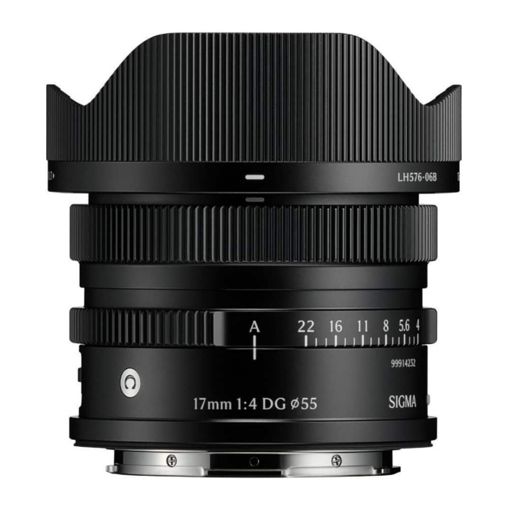 Sigma - 17mm F4 DG Black Contemporary Lens for L Mount - Black