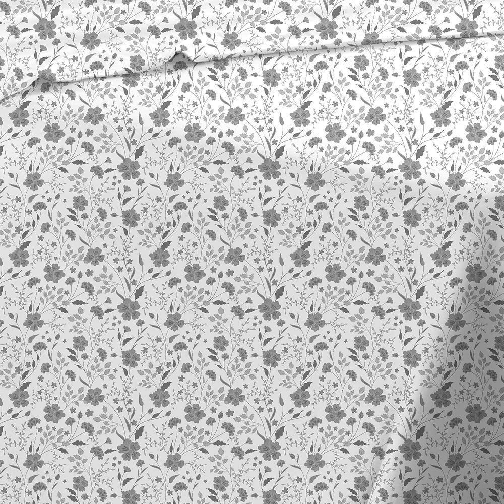 Alt View 2. RT Designers Collection - RT Designers Collection Lucy 1000 Thread Count CVC Ultra Soft Sheet Set Silver Queen - Silver.