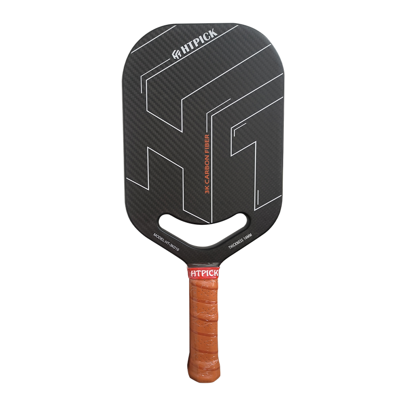 Anysun - Carbon Fiber Pickleball Paddle - 16mm Polycore, UV Matte, Hot Press Molded, Lightweight Pro - Black