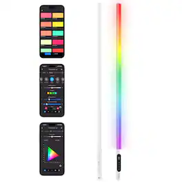 Neewer - CT90C 43" 12W RGB Pixel Tube Light, APP/2.4G/DMX, 10 Segments, 18 Scenes, 3500mAh