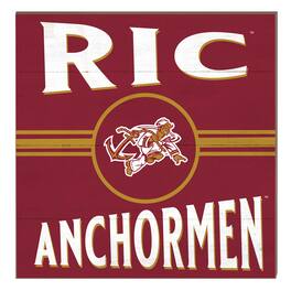 Jardine - Rhode Island Anchormen 10" x 10" Retro Team Sign - Maroon
