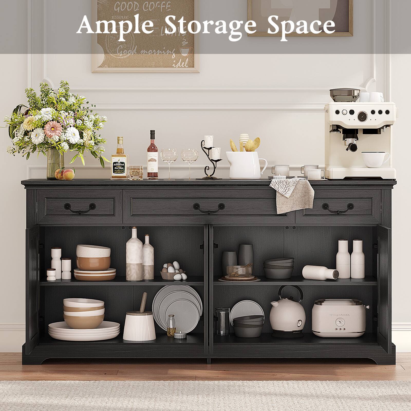GOOD COFFEE RESTAURANT  
Ample Storage Space  
Good morning idel