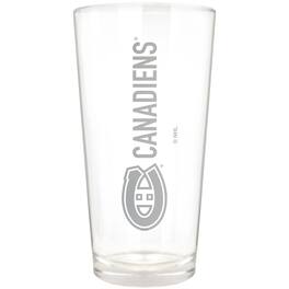 Great American Products - Montreal Canadiens Etched 16oz. Vertical Rally Cry Pint Glass - Multicolor