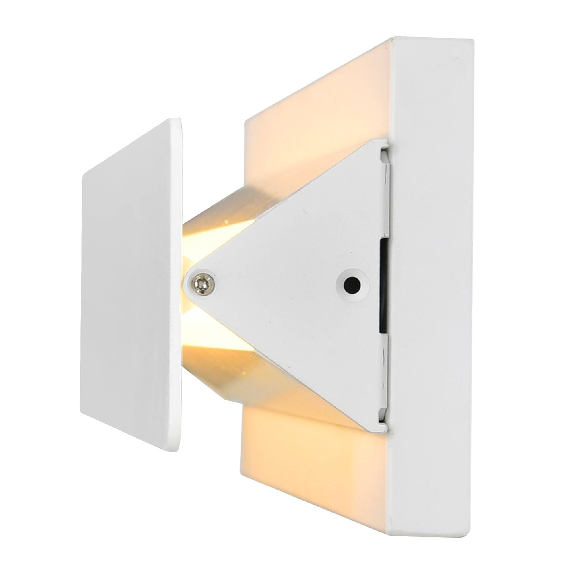 Left. CWI Lighting - Lilliana LED Wall Sconce With White Finish - White.