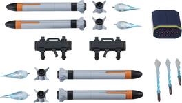 Bandai - Mobile Suit Gundam Seed - Zodiac Alliance Of Freedom Treaty Weapon Set Version A.N.I.M.E - Collectibles - Multicolor