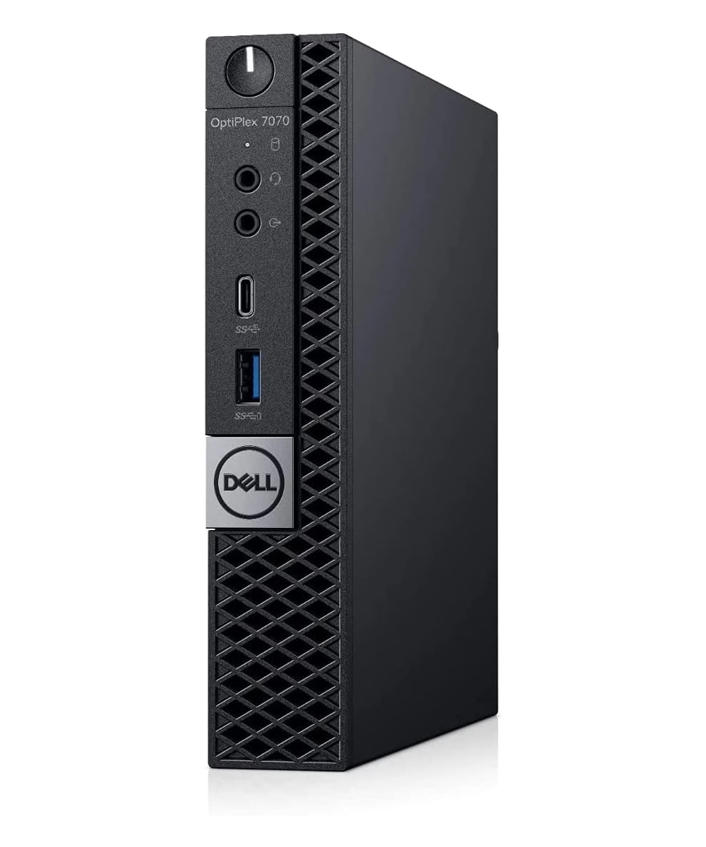 Dell - Refurbished Excellent - OptiPlex 7070 Micro, Core i7-8700T 2.4GHz, 32GB, 1TB NVMe SSD, Windows 11 Pro (Refurbished) - Black