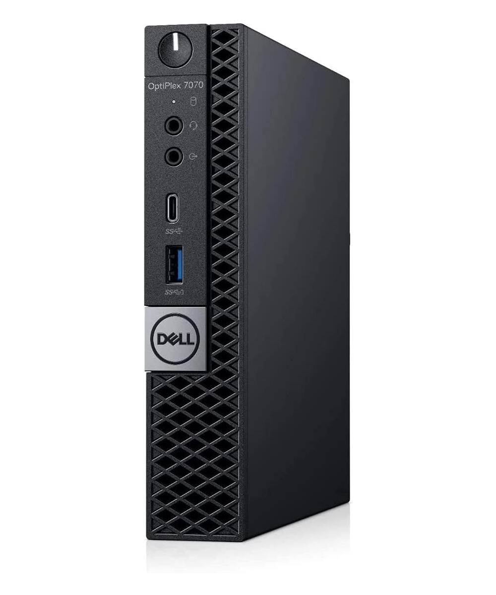 Dell - Refurbished Excellent - OptiPlex 7070 Micro Core i5-9500T 2.2GHz, 16GB, 512GB SSD, Internal Wi-Fi, Windows 11 Pro (Refurbished) - Black
