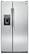 Front Standard. GE - 25.9 Cu. Ft. Side-by-Side Refrigerator with Thru-the-Door Ice and Water - Stainless-Steel.
