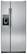 Front Standard. GE - 23.1 Cu. Ft. Side-by-Side Refrigerator with Thru-the-Door Ice and Water - Stainless-Steel.