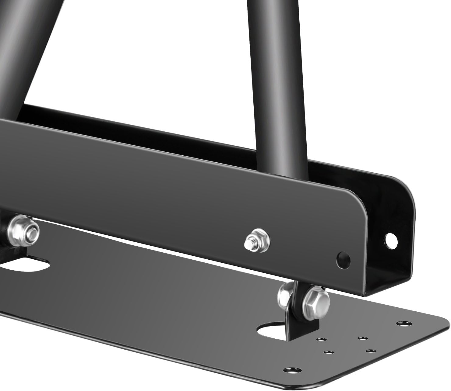 Alt View 2. Neewer - Triangle Wall Mount Boom Arm for Studio - 180° Rotation for Strobe, Softbox & Umbrella - Black.