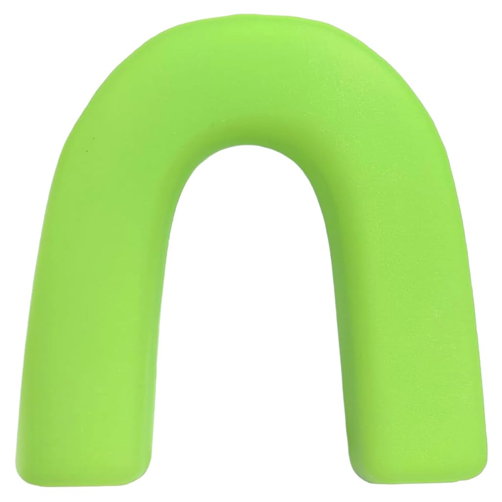 Alt View 4. Amber Sporting Goods - Breathable Boil & Bite MMA Mouth Guard for Boxing & Wrestling, Super Tough Combat Mouthpiece – Lime Green (Pack of 10) - Lime Green.