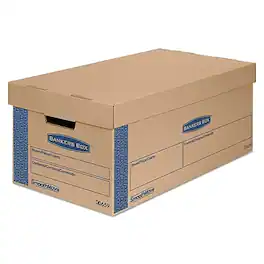 Bankers Box - SmoothMove DividerBox 10.375" x 12.75" Moving Box/Blue - White