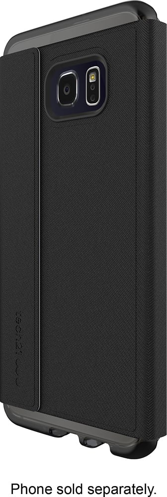 Front. Tech21 - Evo Folio Wallet Case for Samsung Galaxy S6 edge Cell Phones - Black.