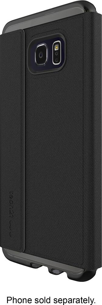 Front. Tech21 - Evo Folio Wallet Case for Samsung Galaxy S6 edge Cell Phones - Black.
