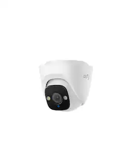 eufy - PoE Turret Cam E41, 4K UHD, 122° FOV, F1.6 Color Night, 24/7 Recording, AI Human/Vehicle/Pet, Strobe, Plug & Play