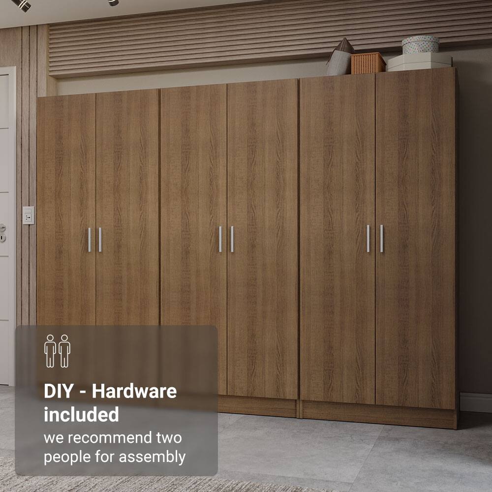 DIY - Hardware included  
we recommend two people for assembly