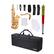 Alt View 5. VEVOR - Tenor Saxophone, B Flat, Professional Brass Saxophone Beginner Kit with Carrying Case, Mouthpiece, Straps - Gold.