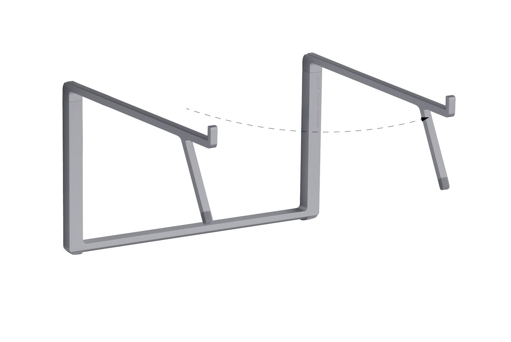 Alt View 11. Rain Design - Rain Design mBar Pro + Plus Foldable Laptop Stand - Space Gray.