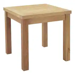 Outdoor Escape - Teak Outdoor Patio Side Table With Elegant Finish And Sturdy Design - Brown
